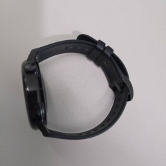 HUAWEI WATCH GT3 MIL-B19黑色不锈钢表壳智能手表  (黑色氟橡胶表带)