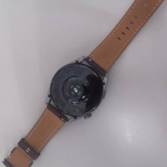 华为（HUAWEI）WATCH 3 Pro 运动智能手表鸿蒙HarmonyOS 时尚款Classic 钛灰色棕色真皮表带灰色