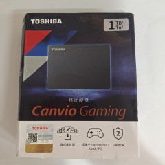 【xhx】东芝(TOSHIBA) 1TB 游戏移动硬盘 Gaming系列 USB3.2 2.5英寸 黑色 兼容Mac PlayStation Xbox One 游戏盘