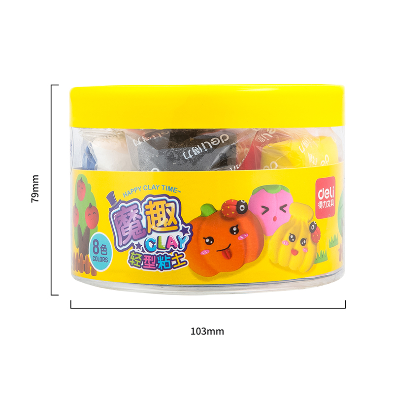 得力6450儿童超轻粘土橡皮泥彩泥手工轻黏土宝宝玩具8色diy玩具6450 2岁3岁4岁5岁6岁7岁8岁9岁10岁11岁12岁13岁14岁14岁 以上中国大陆浙江省宁波市中性橡皮泥及工具套装塑料服到了